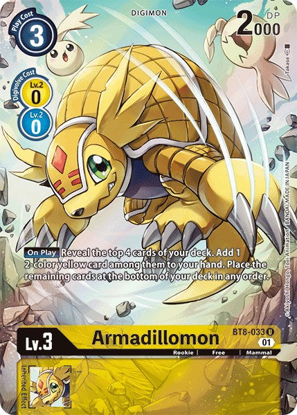 Armadillomon BT8-033 [ Inglese / Giapponese ]