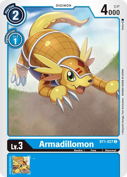Armadillomon BT1-027 [ Inglese / Giapponese ]