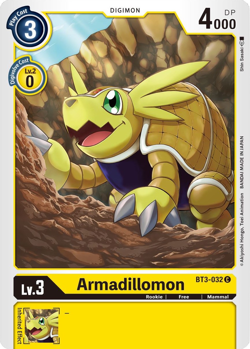 Armadillomon BT3-032 [ Inglese / Giapponese ]