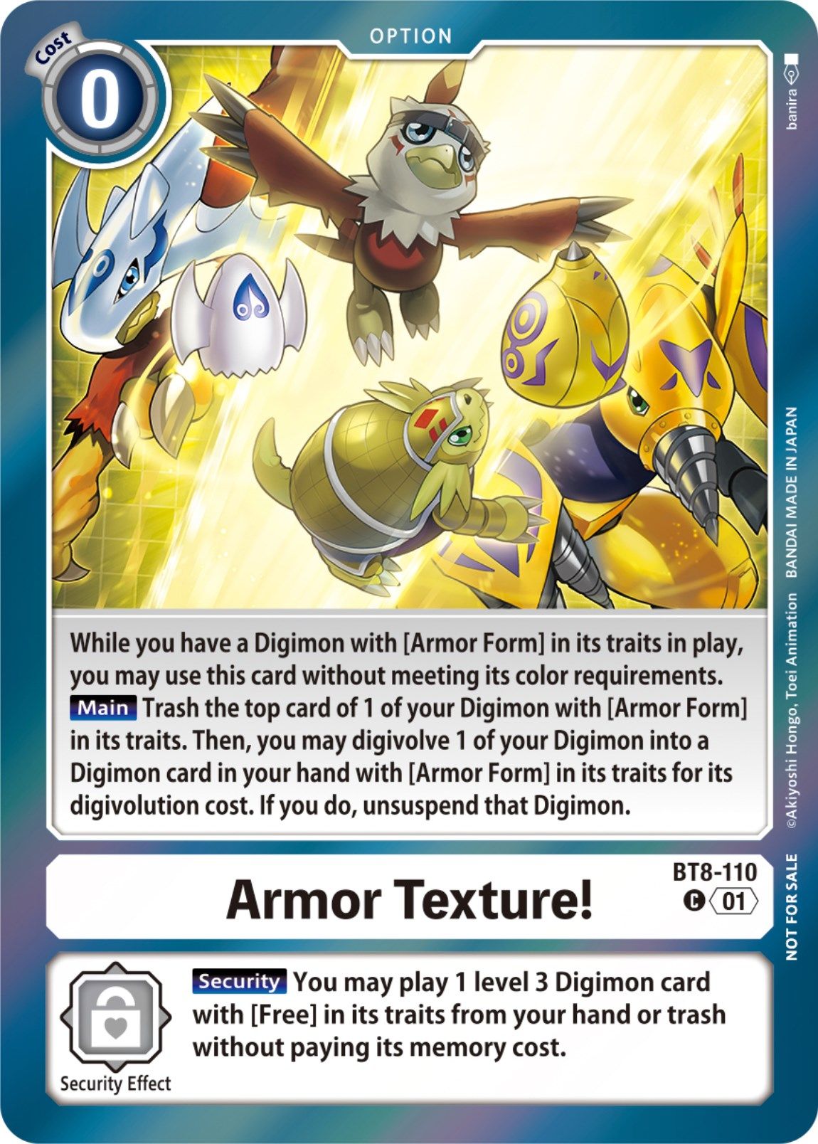 Armor Texture! BT8-110 [ Inglese / Giapponese ]