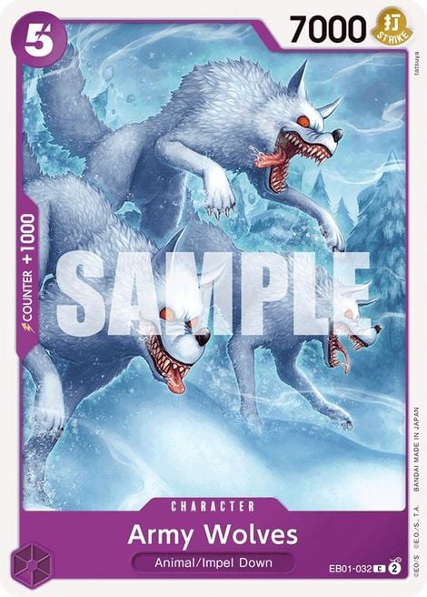 Army Wolves EB01-032 [ Inglese / Giapponese / Francese / Cinese Semplificato ]