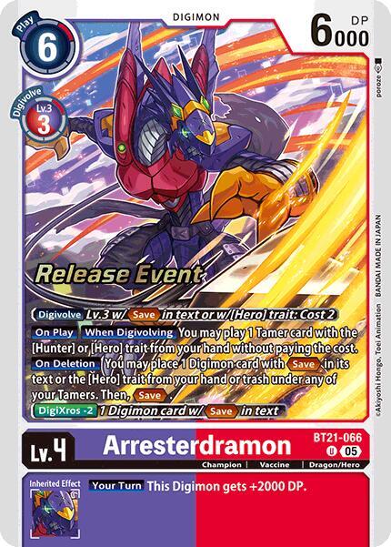 Arresterdramon BT21-066 [ Inglese / Giapponese ]