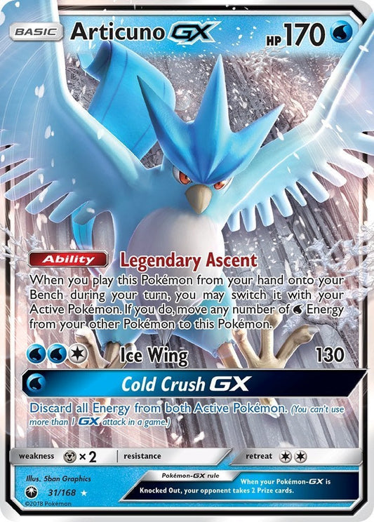 Articuno GX - Tempesta Astrale 31/168 [ Italiano / Inglese ]