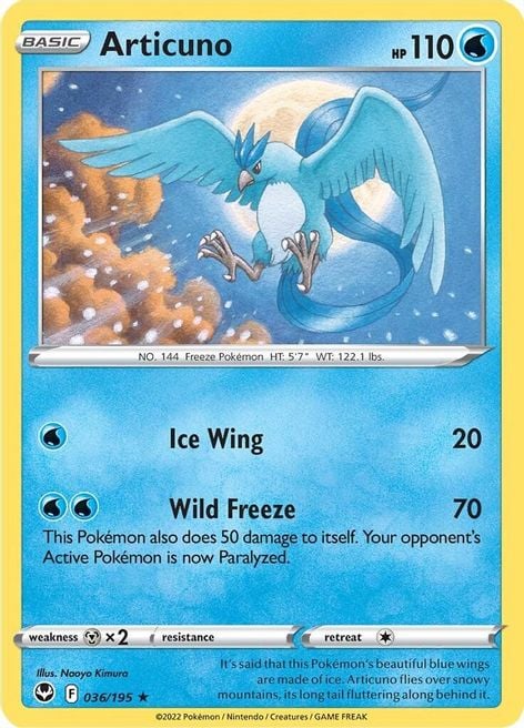 Articuno - Tempesta Argentata 036/195 [ Italiano ]