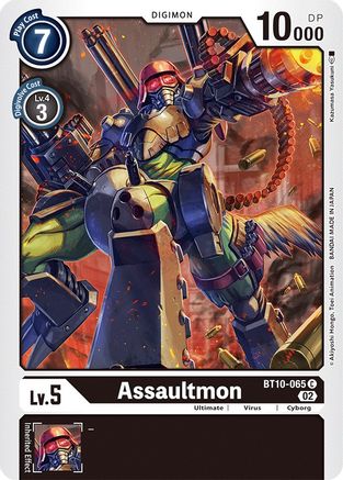Assaultmon BT10-065 [ Inglese / Giapponese ]
