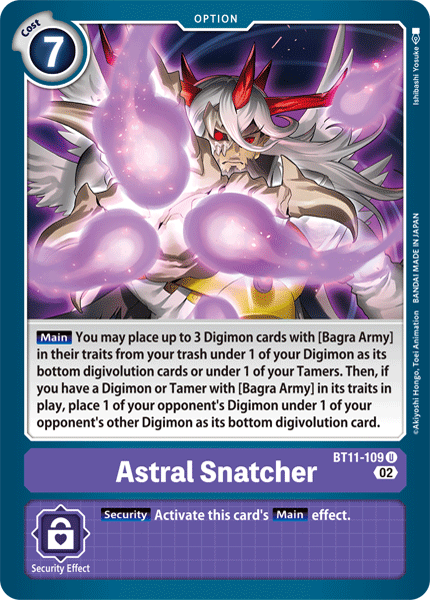 Astral Snatcher BT11-109 [ Inglese / Giapponese ]