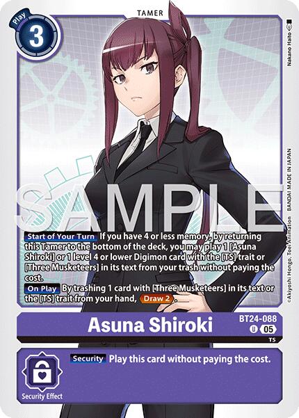 Asuna Shiroki BT24-088 [ Inglese / Giapponese ]