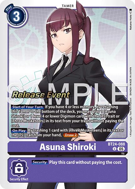Asuna Shiroki BT24-088 [ Inglese / Giapponese ]