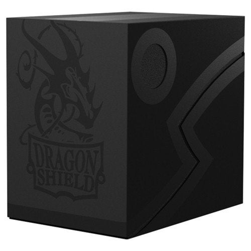 Dragon Shield Double Shell Porta Mazzo Shadow Black / Black - 150+ Carte TCG