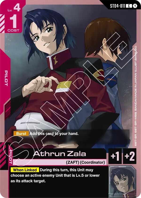 Athrun Zala ST04-011 [ Inglese / Giapponese ]