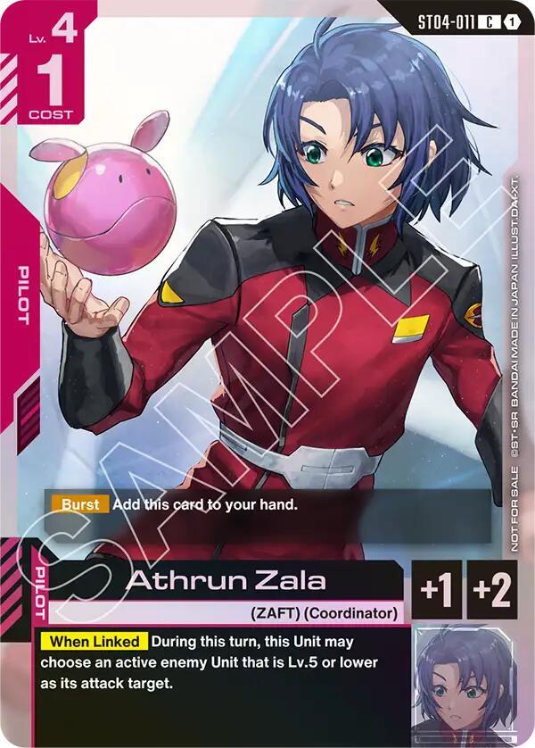 Athrun Zala ST04-011 [ Inglese / Giapponese ]
