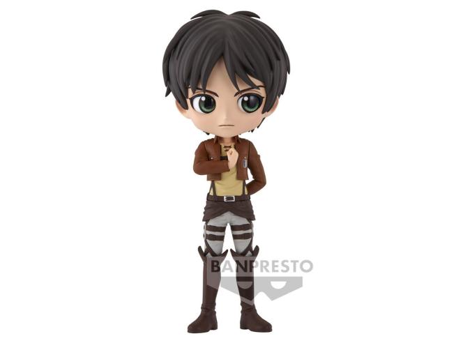 Attack On Titan Eren Yeager Ver.a Q Posket Figura 14cm Banpresto
