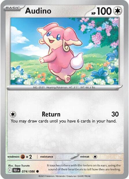 Audino - Luce Nera 074/086 [ Italiano / Inglese ]