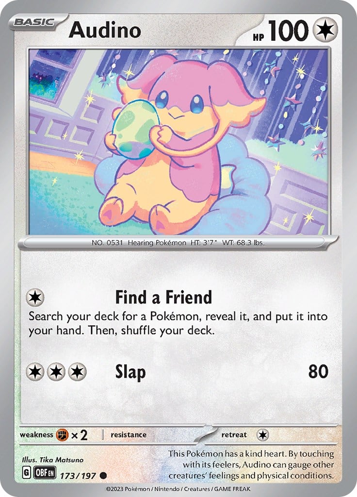 Audino - Ossidiana Infuocata 173/197 [ Italiano ]
