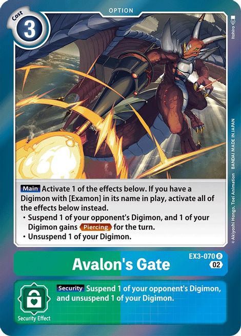 Avalon's Gate EX3-070 [ Inglese / Giapponese ]