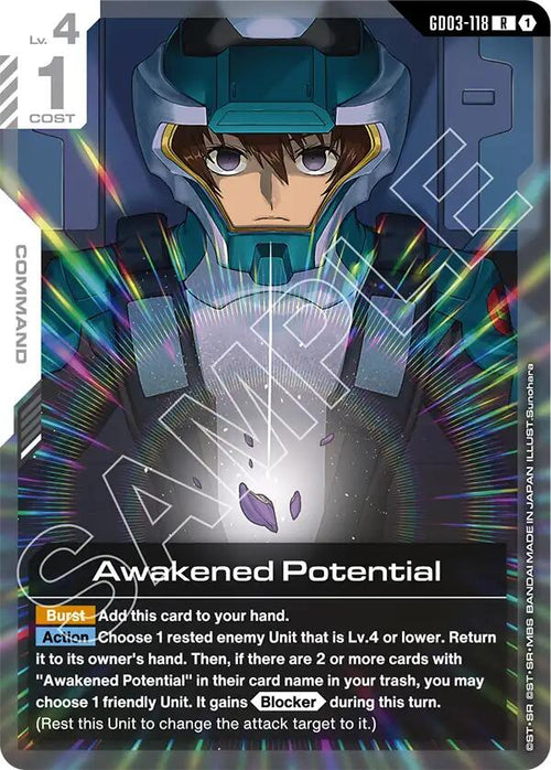 Awakened Potential GD03-118 [ Inglese / Giapponese ]
