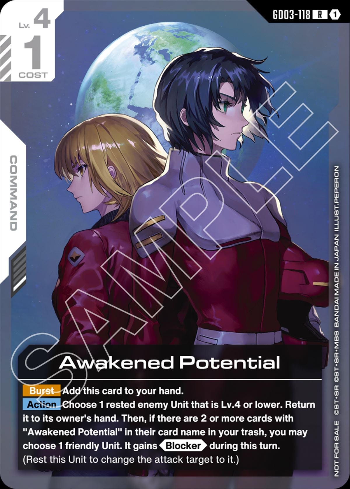Awakened Potential GD03-118 [ Inglese / Giapponese ]