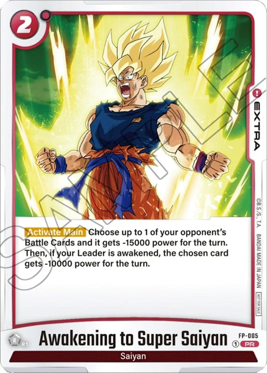 Awakening to Super Saiyan FP-005 [ Inglese / Giapponese ]