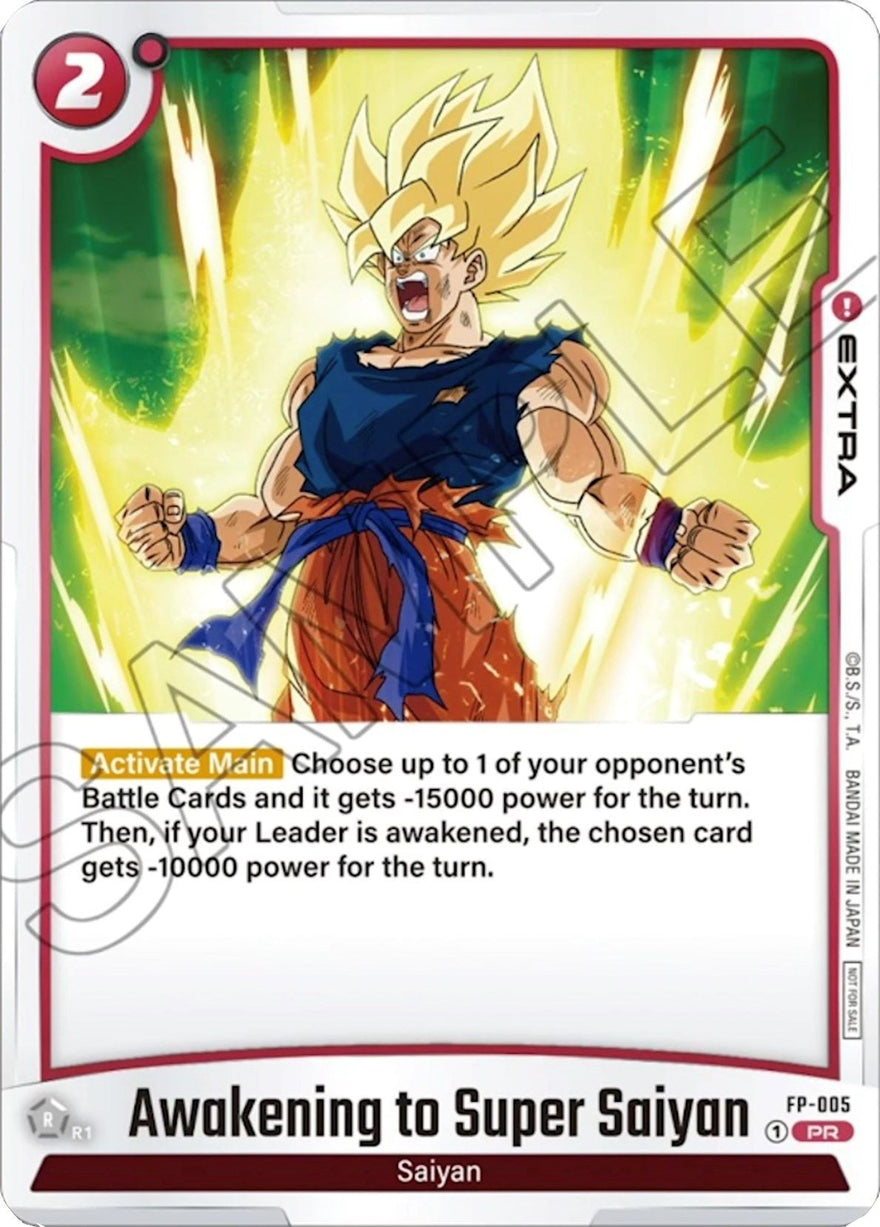 Awakening to Super Saiyan FP-005 [ Inglese / Giapponese ]