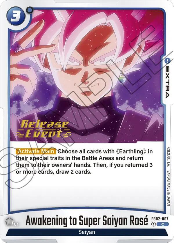 Awakening to Super Saiyan Rose FB02-067 [ Inglese / Giapponese ]