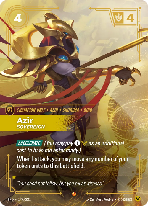 Azir - Sovereign [ Inglese / Cinese Semplificato ]