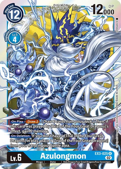 Azulongmon EX3-025 [ Inglese / Giapponese ]