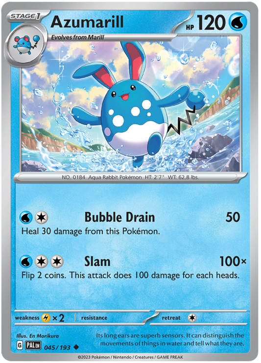 Azumarill - Evoluzioni a Paldea 045/193 [ Italiano / Inglese ]