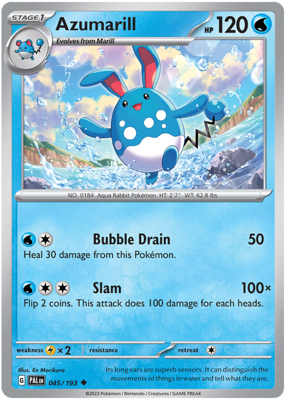 Azumarill - Evoluzioni a Paldea 045/193 [ Italiano ]