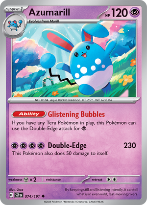 Azumarill - Scintille Folgoranti 074/191 [ Italiano / Inglese ]