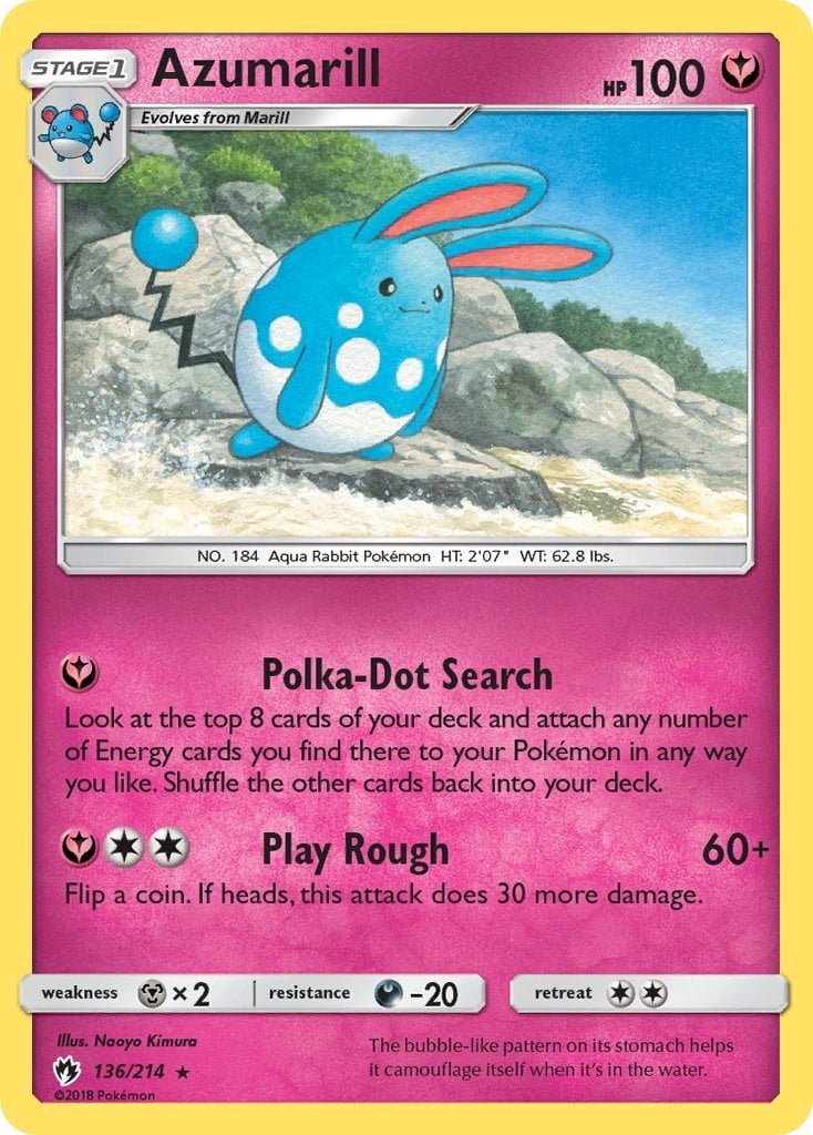Azumarill - Tuoni Perduti 136/214 [ Italiano / Inglese ]
