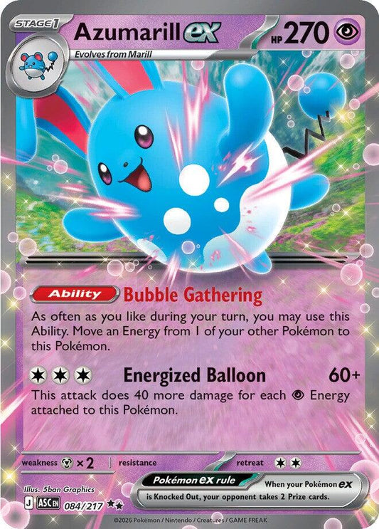 Azumarill-ex - Ascesa Eroica 084/217 [ Italiano / Inglese ]