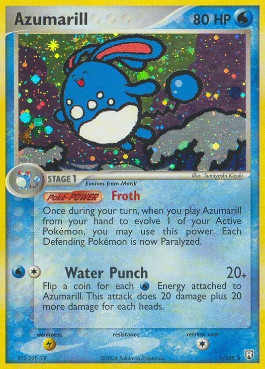 Azumarill - EX Team Rocket Returns 001/109 [ Inglese ]