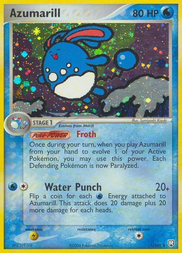 Azumarill - EX Team Rocket Returns 001/109 [ Inglese ]
