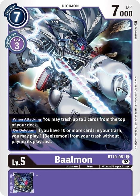 Baalmon BT10-081 [ Inglese / Giapponese ]
