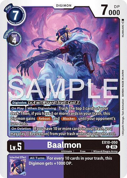 Baalmon EX10-050 [ Inglese / Giapponese ]