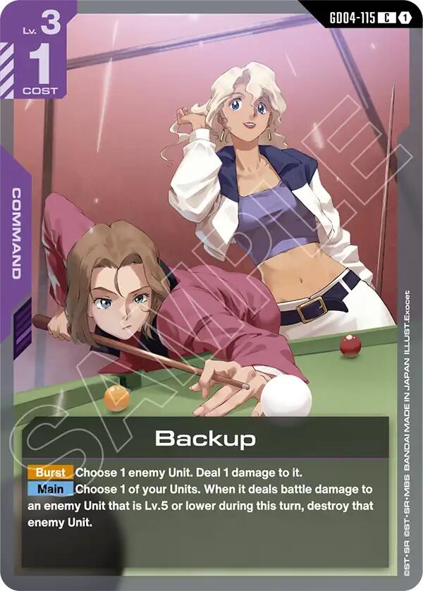 Backup GD04-115 [ Inglese ]