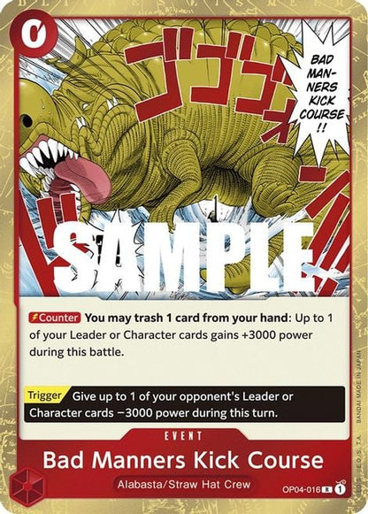 Bad Manners Kick Course OP04-016 [ Inglese / Giapponese ]