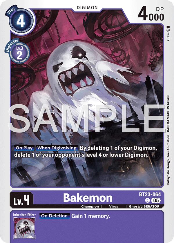 Bakemon BT23-064 [ Inglese / Giapponese ]