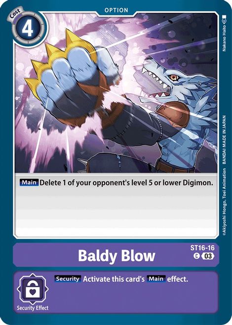 Baldy Blow ST16-16 [ Inglese / Giapponese ]