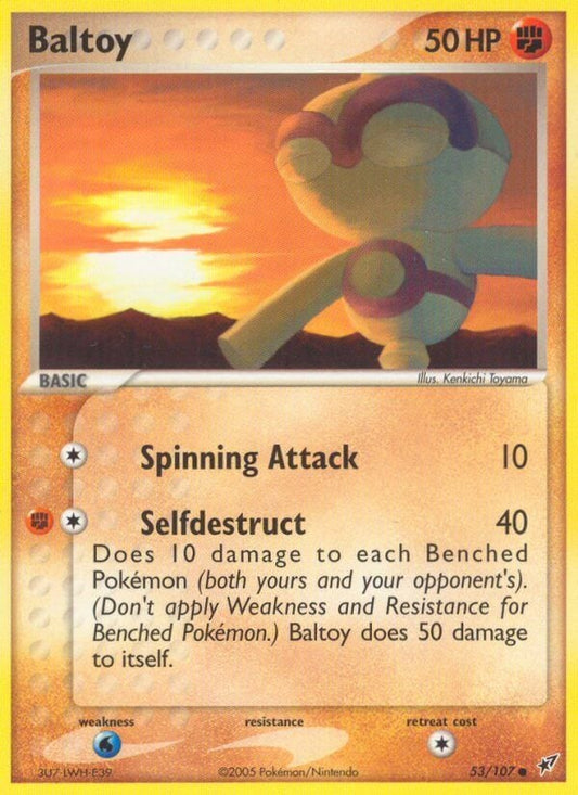 Baltoy - EX Deoxys 53/107 [ Italiano / Inglese ]