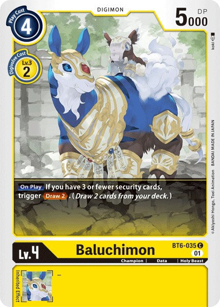 Baluchimon BT6-035 [ Inglese / Giapponese ]