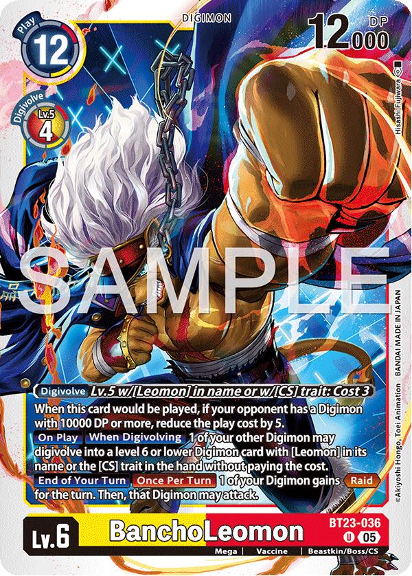 BanchoLeomon BT23-036 [ Inglese / Giapponese ]