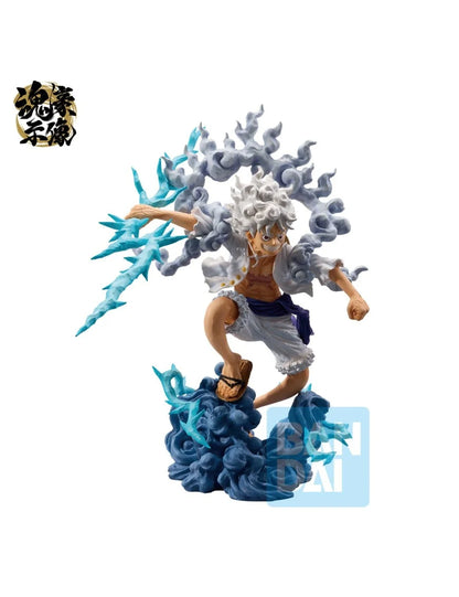 Bandai Ichibansho One Piece Ex Devils Monkey D. Luffy Gear 5 - Statua 22 cm