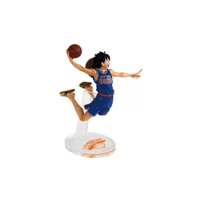 Banpresto One Piece x NBA Master Stars Piece Monkey D. Luffy New York Knicks Figure 17cm