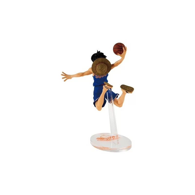 Banpresto One Piece x NBA Master Stars Piece Monkey D. Luffy New York Knicks Figure 17cm