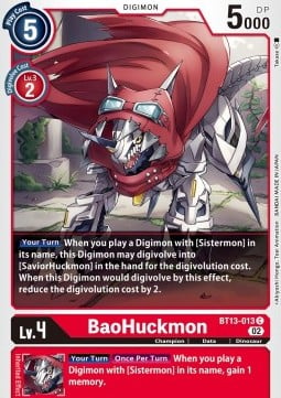 BaoHuckmon BT13-013 [ Inglese / Giapponese ]