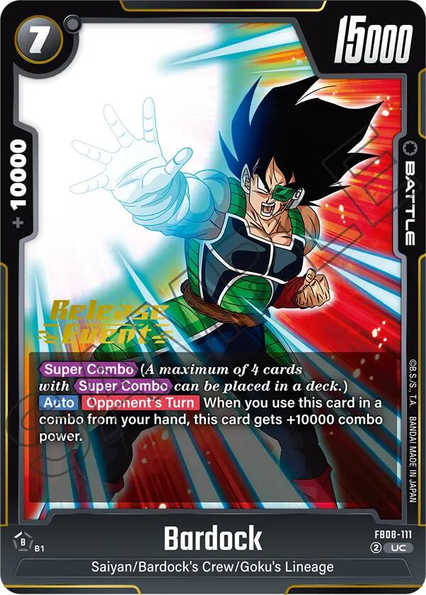 Bardock FB08-111 [ Inglese / Giapponese ]