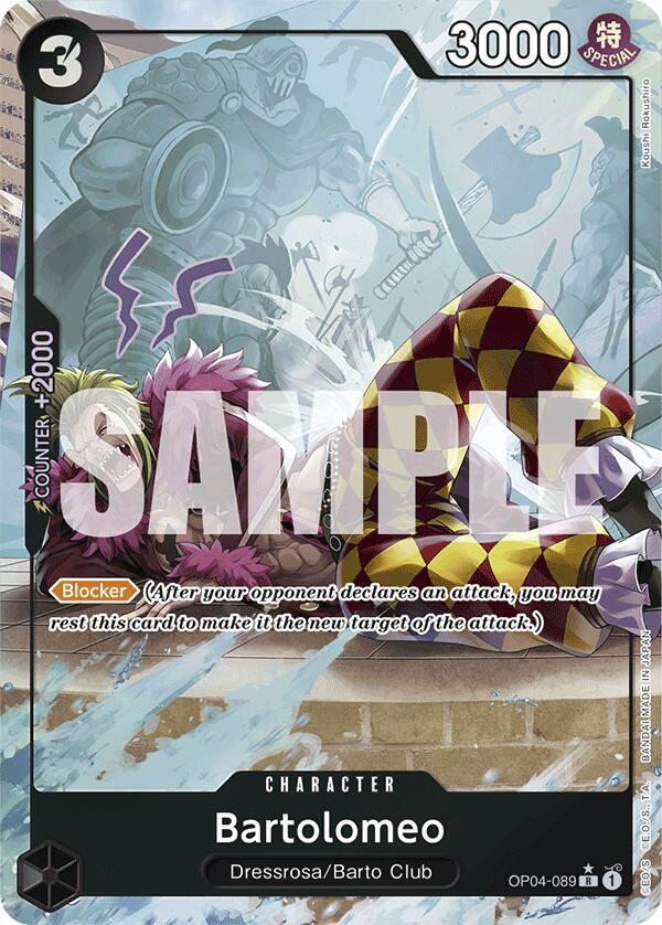 Bartolomeo OP04-089 [ Inglese / Giapponese / Francese / Cinese Semplificato ]