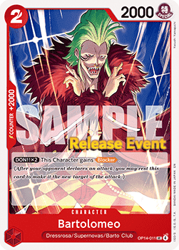 Bartolomeo OP14-011 [ Inglese / Giapponese / Francese / Cinese Semplificato ]