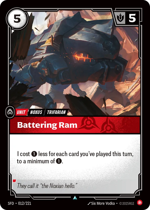 Battering Ram (Uncommon) [ Inglese / Cinese Semplificato ]